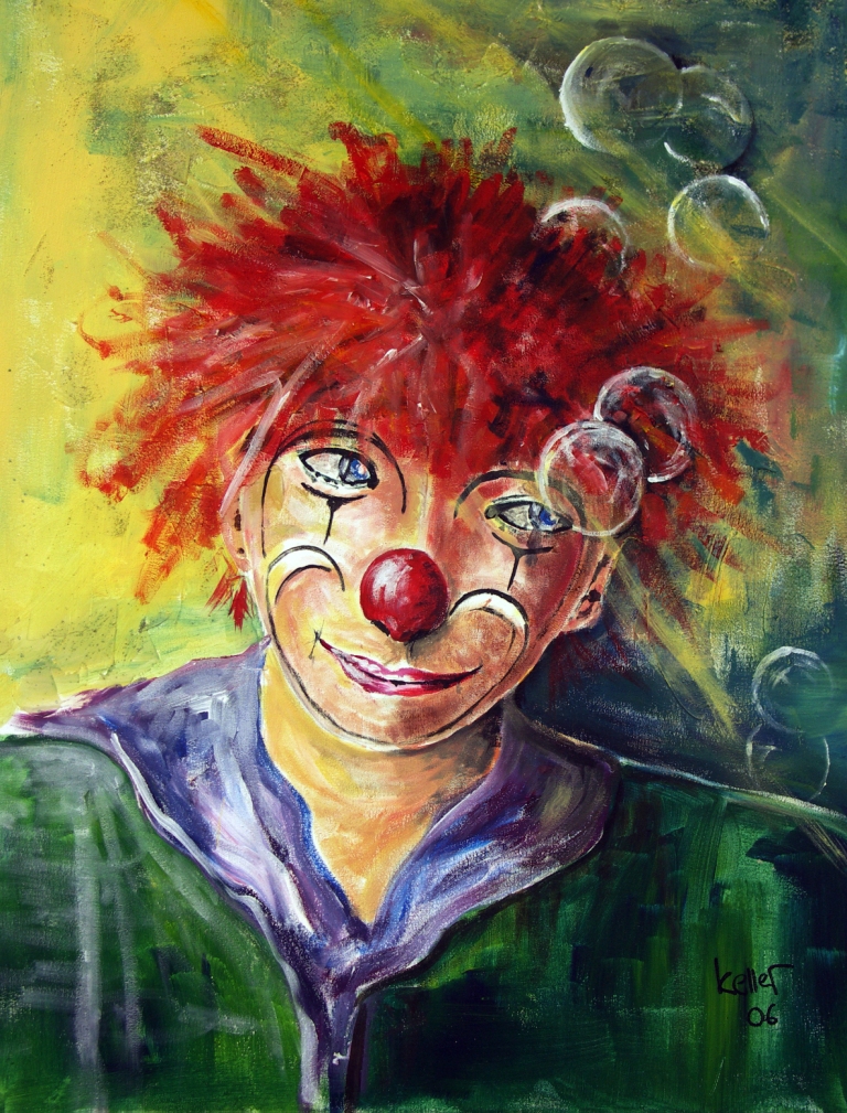 Clowns Kunst Ruedi Keller